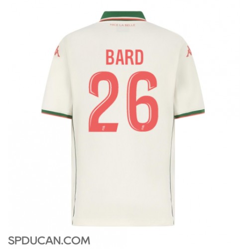 Muški Nogometni Dres OGC Nice Melvin Bard  #26 Gostujuci 2025-26 Kratak Rukav Muški Nogometni Dres OGC Nice Melvin Bard  #26 Gostujuci 2025-26 Kratak Rukav